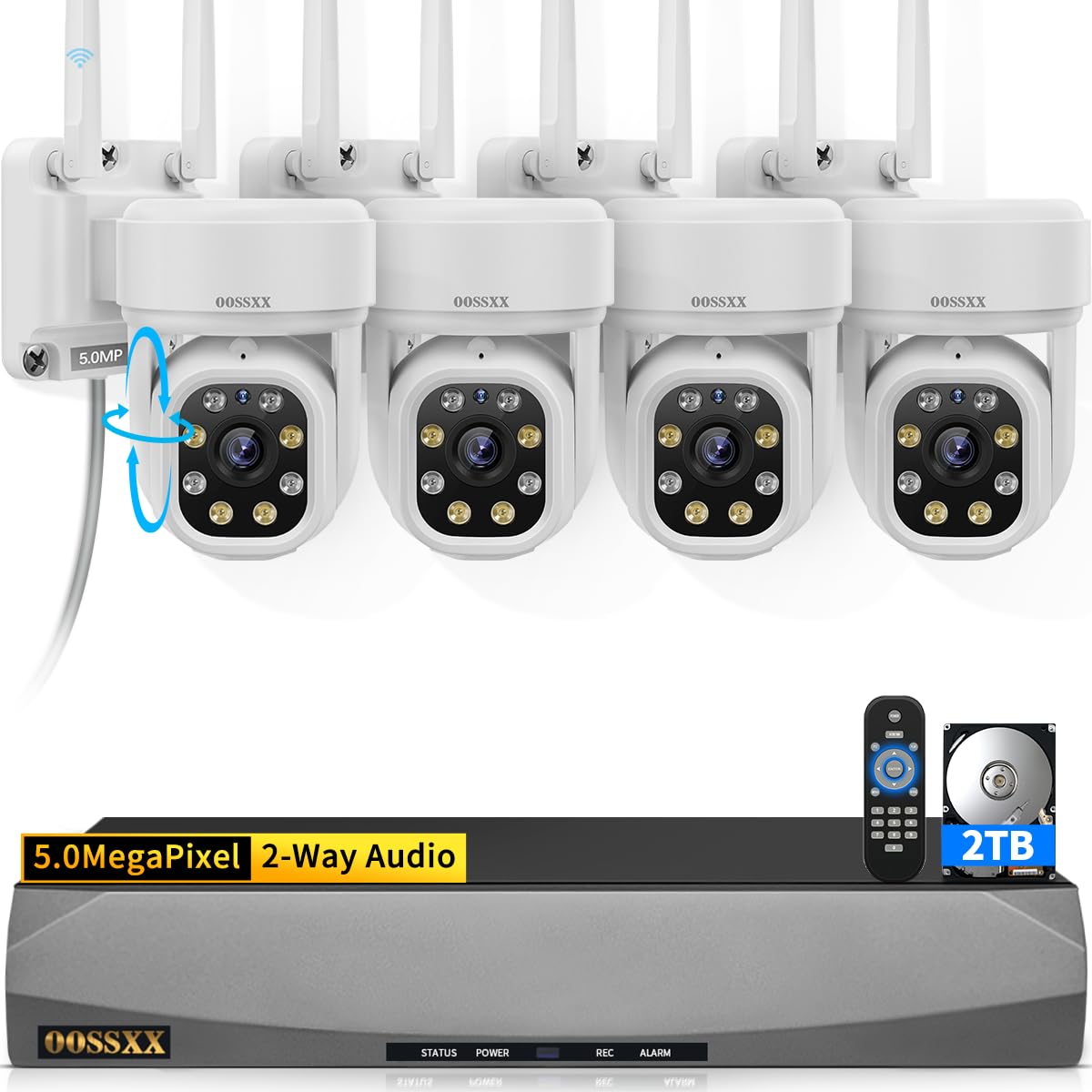 Amazon.com : (2026 Update) 5MP PT Wireless Security Camera System